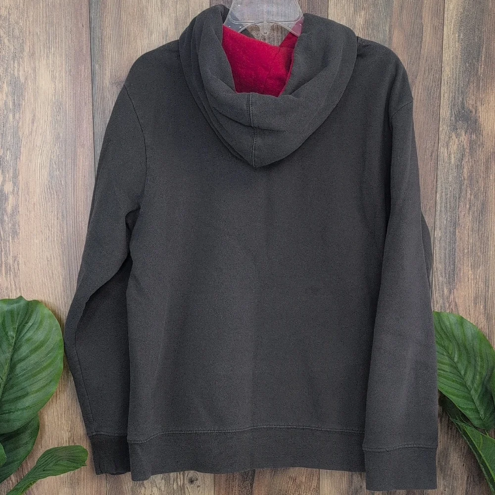 The North Face Men's Dark Gray Hoodie L              C692